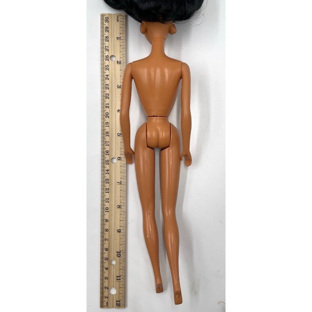 Vtg Mattel Barbie Doll Disney Princess Jasmine Long Black Hair Nude for OOAK - Picture 11 of 11